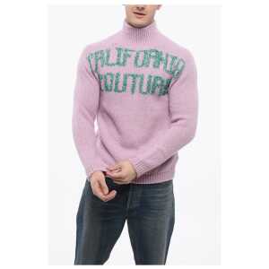 Dior DIOR X ERL Turtleneck Pullover with Lurex Embroidery