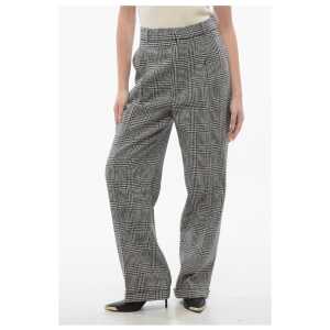 Dior Double-pleated Virgin Wool Pants with District Check Motif