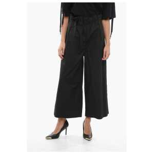 PINKO High-Waist Double Pleats POSEIDONE Flared Pants