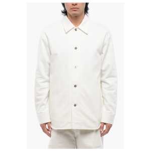 Jil Sander Denim Overshirt with Flush Pockets