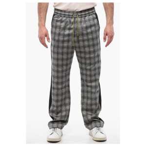 Viktor & Rolf District Check Pants with Side Contrasting Bands