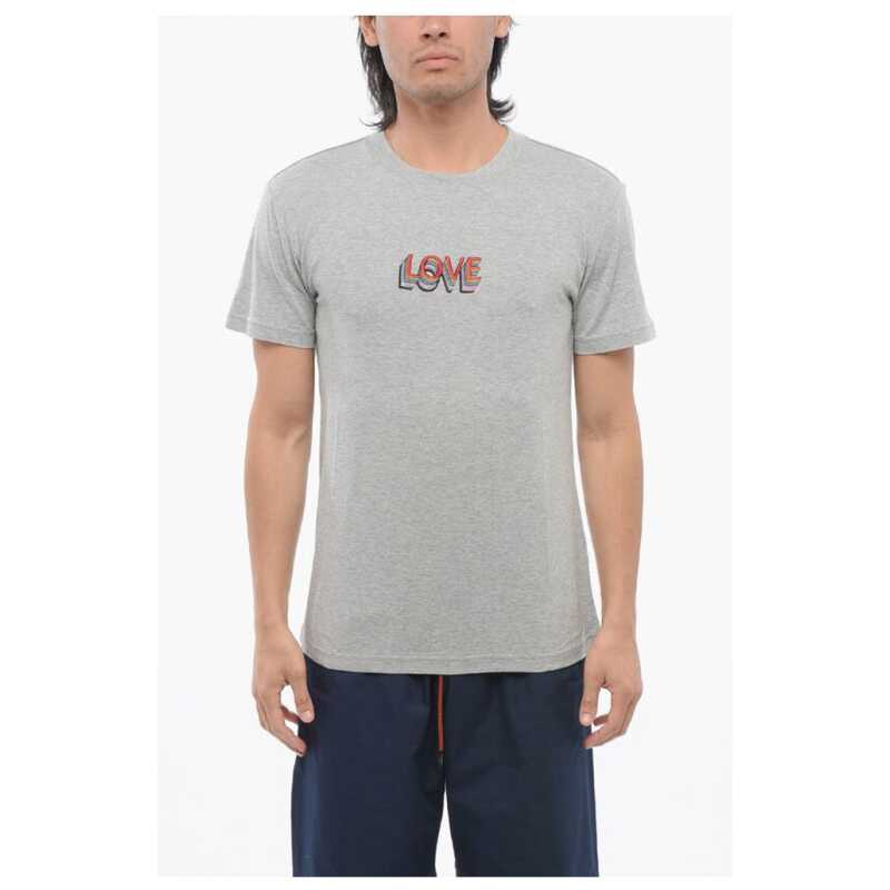 Viktor &amp; Rolf Crew Neck LOVE T-Shirt with Embroidery, theFeinheit