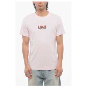 Viktor & Rolf Crew Neck LOVE T-Shirt with Embroidery