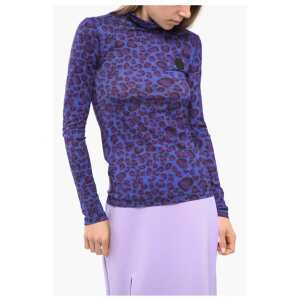 Viktor & Rolf Turtleneck Animalier Top