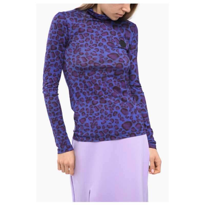 Viktor &amp; Rolf Turtleneck Animalier Top, theFeinheit