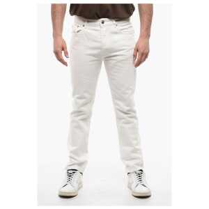 Palm Angels 5-Pocketed Slim Fit Denims with Belt Loops 18cm