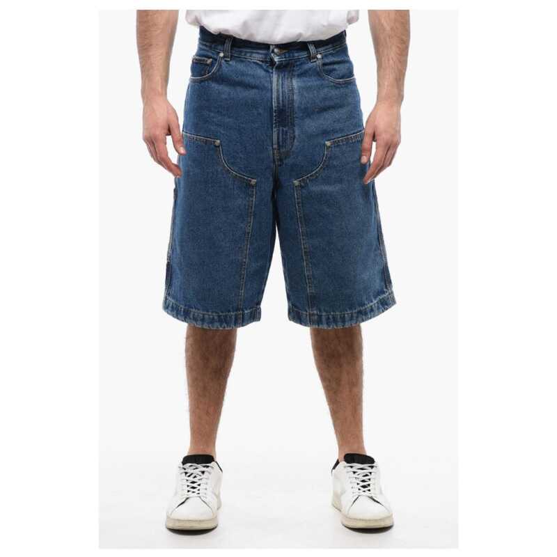 Palm Angels Multipocketed Mid Wash Denim Shorts, theFeinheit