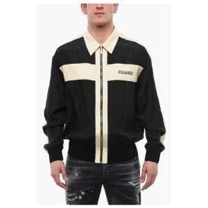 Dsquared² Satin Club Shirt with Zip