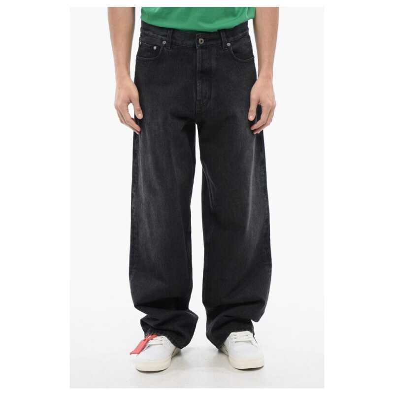 Off-White Faded Effect Loose-Fit Jeans 25cm, theFeinheit