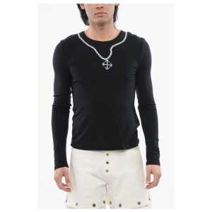 Off-White Pinted NECKLACE Long Sleeved T-shirt