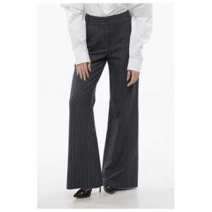 Off-White Wide-Fit FORGED IRON Pinstriped Pants