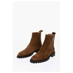 Off-White Suede COMBAT Booties