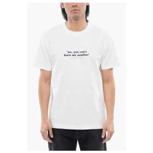 Off-White Printed NUMBER Slim-Fit T-shirt