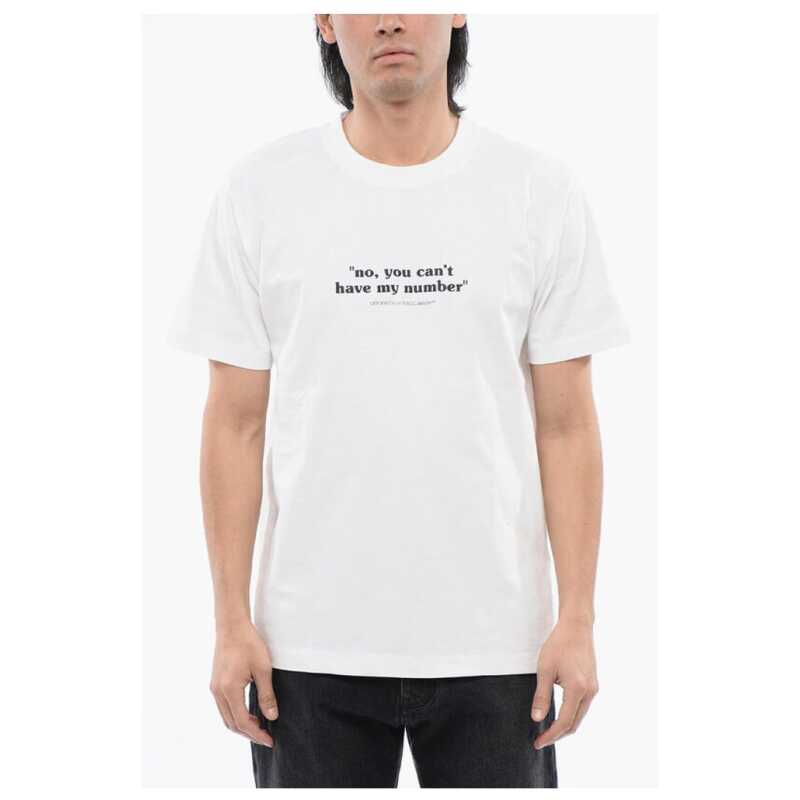 Off-White Printed NUMBER Slim-Fit T-shirt, theFeinheit