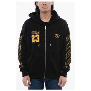 Off-White Skate Fit OW23 Hoodie with Front Zip