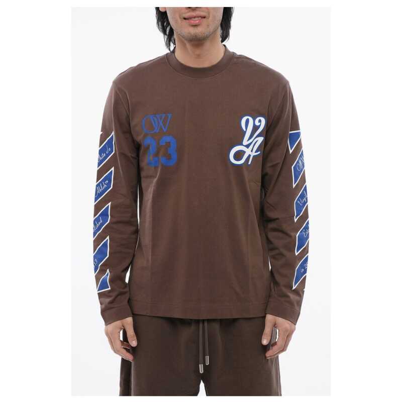 Off-White Printed RAIN DRUM Long Sleeved T-shirt, theFeinheit