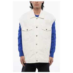 Off-White Oversized 90SLOGO Denim Vest