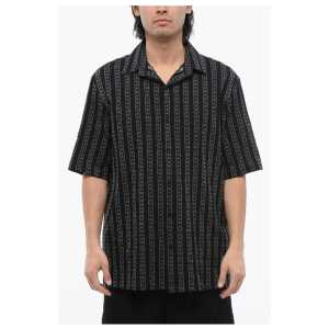 Off-White Bowling Shirt with Embroidered ARROW