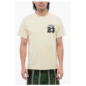Off-White Embroidered 23 T-shirt with Slim Fit