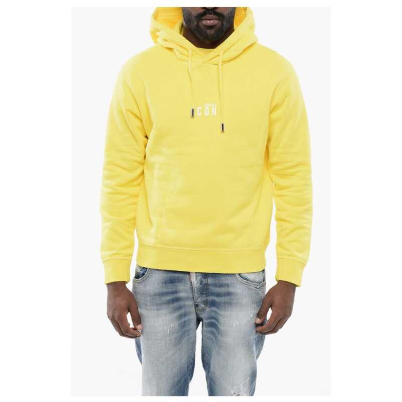 Dsquared² ICON Hoodie Sweatshirt with Logo Print, theFeinheit