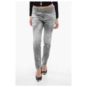Dsquared² Distressed Denim Cool Girl Fit Denims 16cm