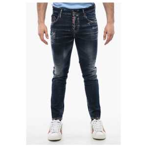 Dsquared² Distressed SKATER Denims with Dark Wash
