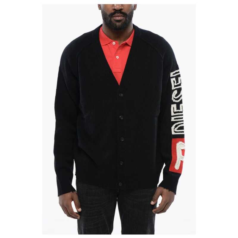 Diesel V-Neck Wool K-SARRI Cardigan, theFeinheit
