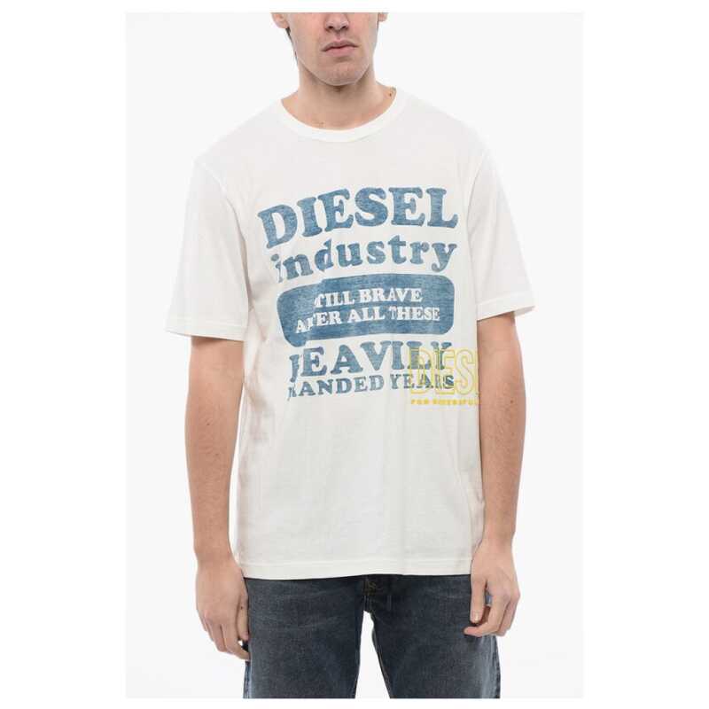 Diesel RED TAG Printed Soft Jersey T-JUST-N9 Crew-neck T-Shirt, theFeinheit