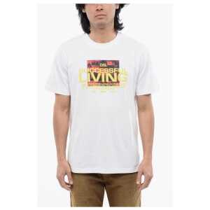 Diesel RED TAG Relaxed Fit T-JUST-N5 Crew-neck T-Shirt with Graphic