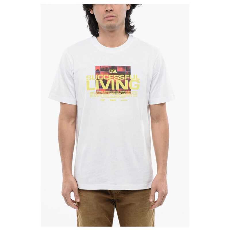 Diesel RED TAG Relaxed Fit T-JUST-N5 Crew-neck T-Shirt with Graphic, theFeinheit
