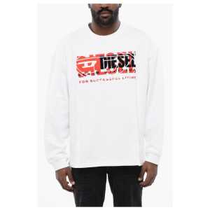 Diesel Brushed Cotton S-BAXT-N1 Crew-neck Sweatshirt