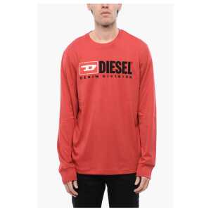 Diesel RED TAG Long Sleeved T-JUST-LS-DIV Crew-neck T-Shirt