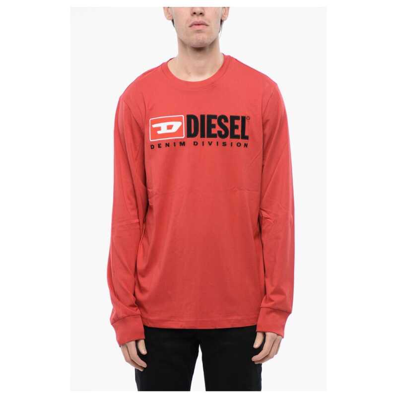 Diesel RED TAG Long Sleeved T-JUST-LS-DIV Crew-neck T-Shirt, theFeinheit