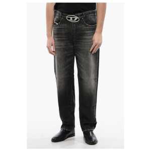 Diesel Dark Washed 2010 D-MACS-S2 Loose Fit Jeans with Cut-Out Logo
