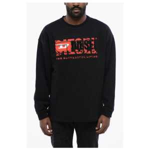 Diesel RED TAG Brushed Cotton S-BAXT-N1 Crew-neck Sweatshirt