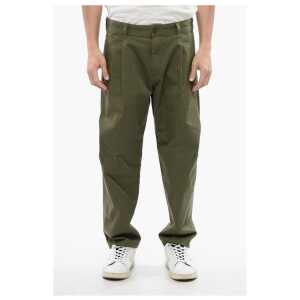 Diesel RED TAG Stretch Cotton Single-Pleat P-ARTHUR Pants