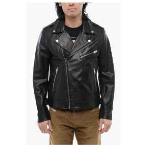 Diesel Leather L-GARRETT-R Biker Jacket