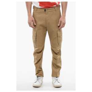 Diesel RED TAG Solid Color P-ARGYM Cargo Pants with Belt Loops