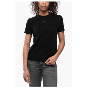 Diesel RED TAG Solid Color T-REG-MICRODIV Crew-neck T-Shirt