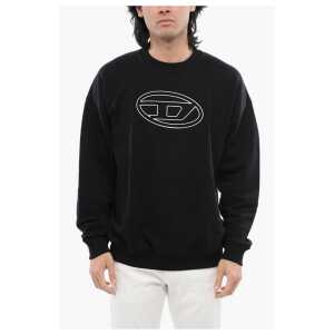 Diesel RED TAG Brushed Cotton S-MART-BIGOVAL Crew-neck Sweatshirt w