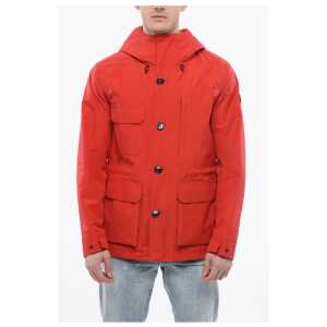 Woolrich Hooded GTX Windbreaker With Utility Pockets