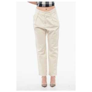 Woolrich Single-pleated Mom Fit Denims with Belt Loops 14cm