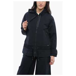 Woolrich Nylon CRINKLE Windbreaker with Drawstringed Waist