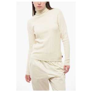 Woolrich Ribbed Cashmere Blend Sweater with Turtleneck
