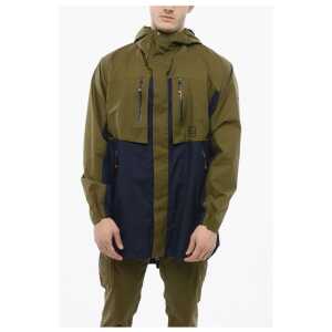 Woolrich Double Tone Windbreaker With Utility Pockets