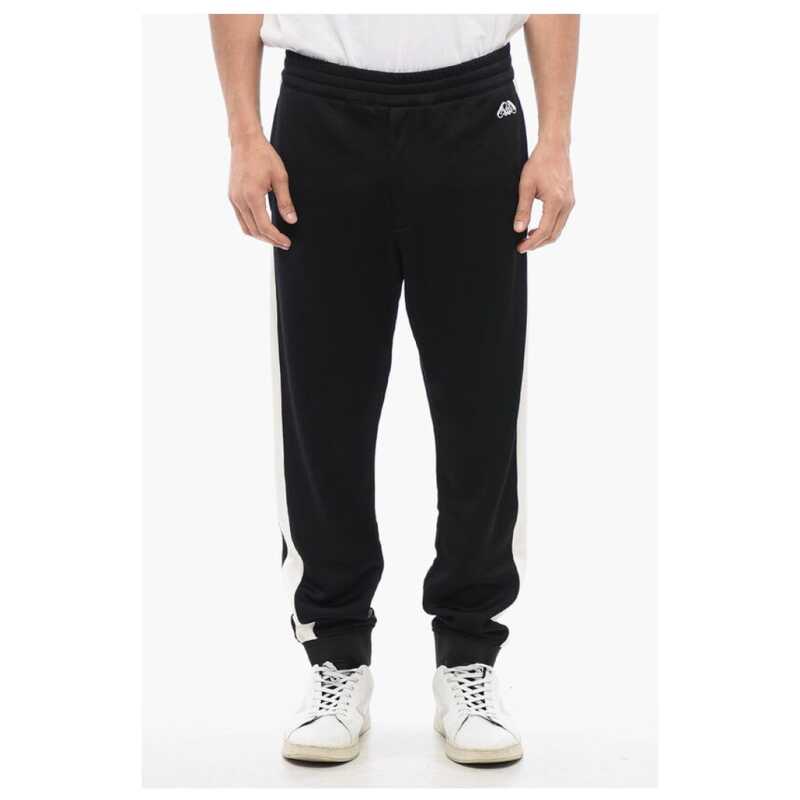 Alexander McQueen Cotton-blended Sweatpants with Side Bands, theFeinheit