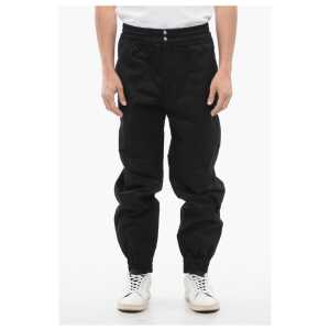 Alexander McQueen Twill Cotton Pants with Cuffs