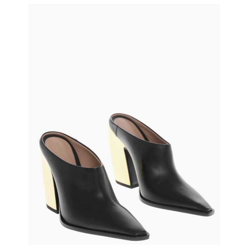 Bottega Veneta Metal Heel TOKYO Leather Mules 11cm, theFeinheit