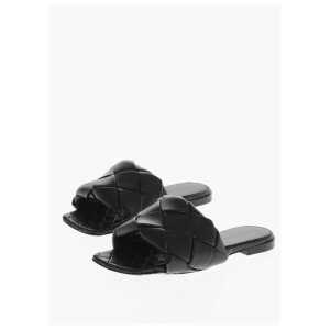 Bottega Veneta Woven Leather LIDO Sliders