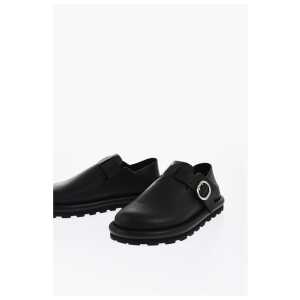 Jil Sander Leather Sandals With Buckle